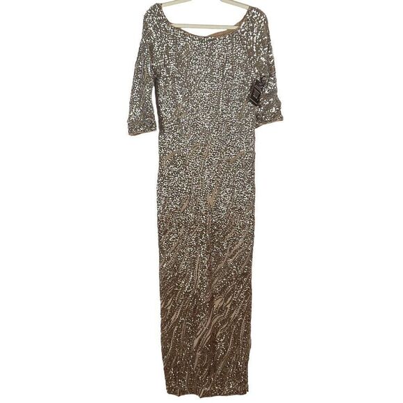 Boston Proper Size 14 Sequin Dress 100% Polyester Dry Clean Only, NWT